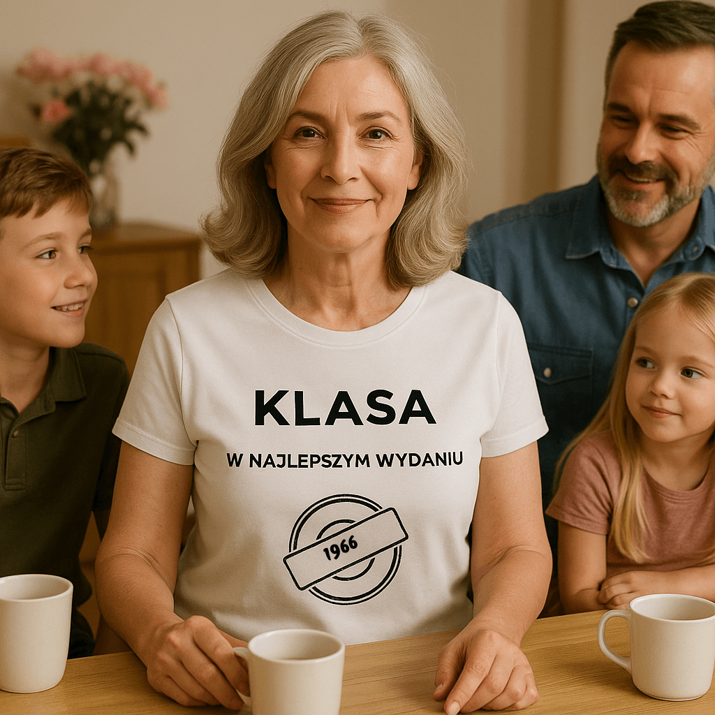 Koszulka 1966 – KLASA. W najlepszym wydaniu (Damska, Biała)
