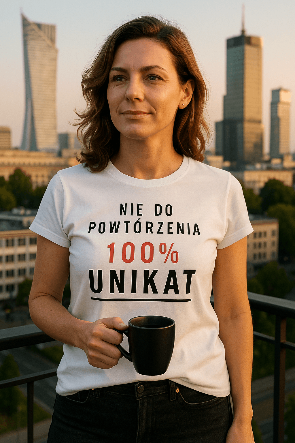 100% UNIKAT - Strong Pretty Collection (biała)