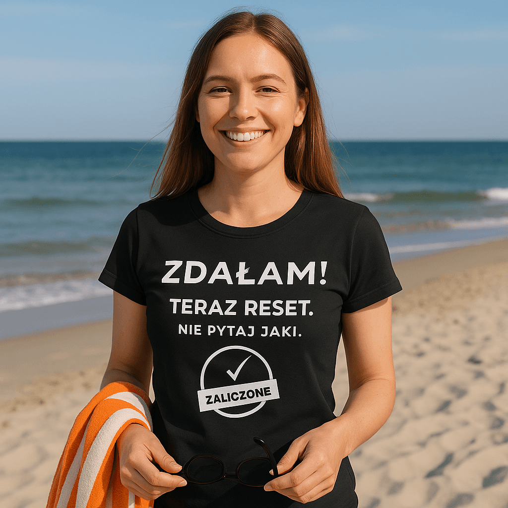ZDAŁAM – Teraz reset (czarna). Wersja Limitowana 2025