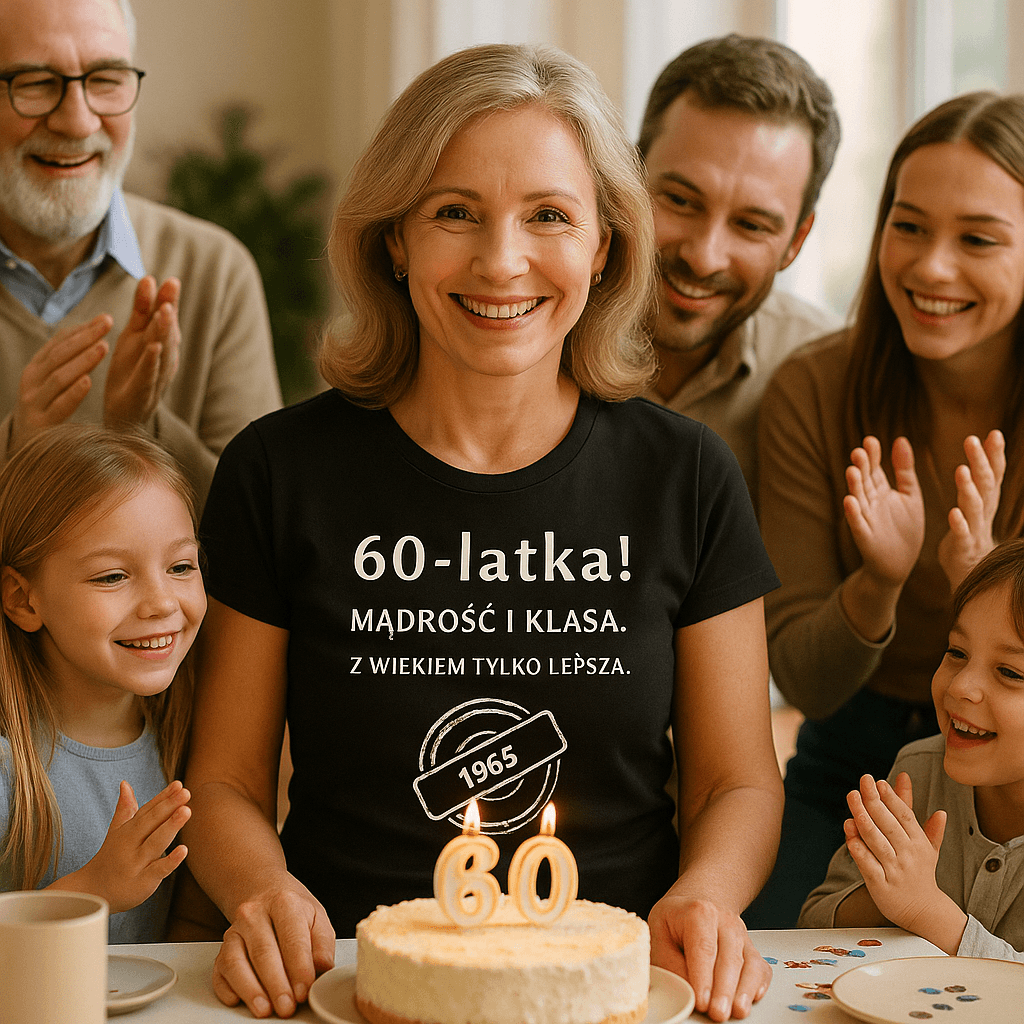 60-tka! Mądrość i klasa. Z wiekiem tylko lepsza (czarna) – Wersja Limitowana 1965