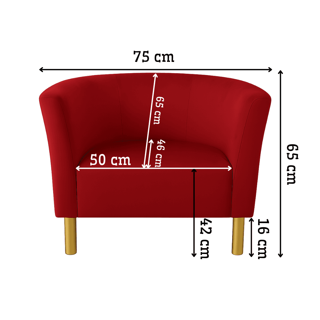 Fotel Tapicerowany Glamour Velvet – Luksus w Aksamitnym Wykończeniu