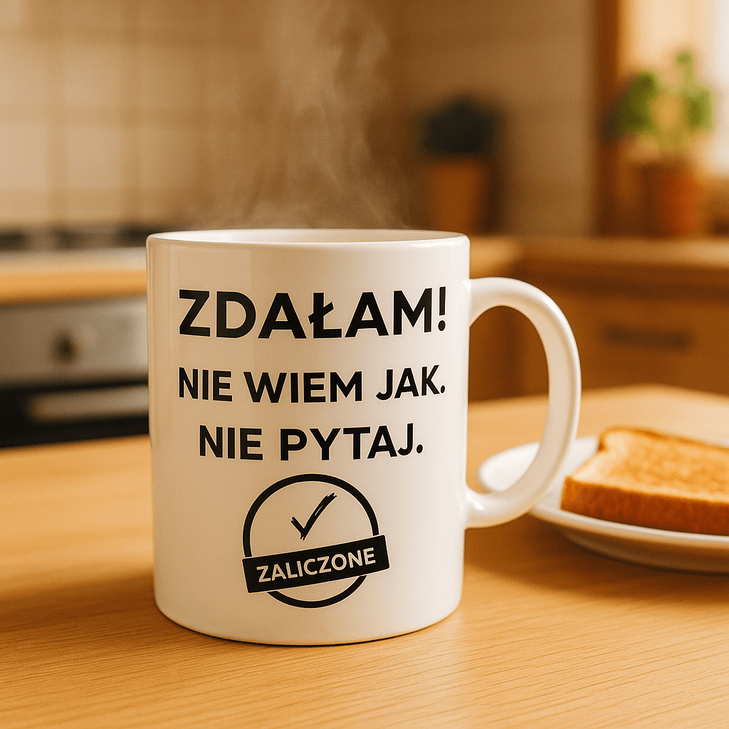 Kubek: ZDAŁAM – Nie pytaj jak. Wersja Limitowana 2025