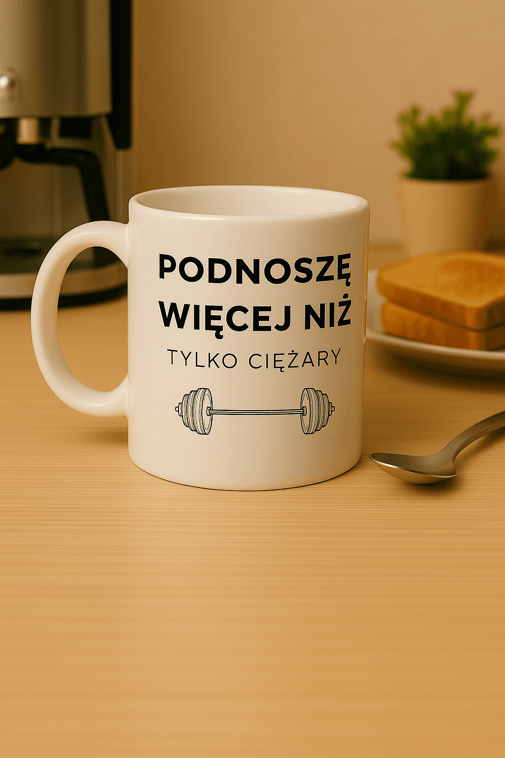 Kubek: Podnoszę więcej niż tylko ciężary 🏋️‍♂️ – MAMA edition