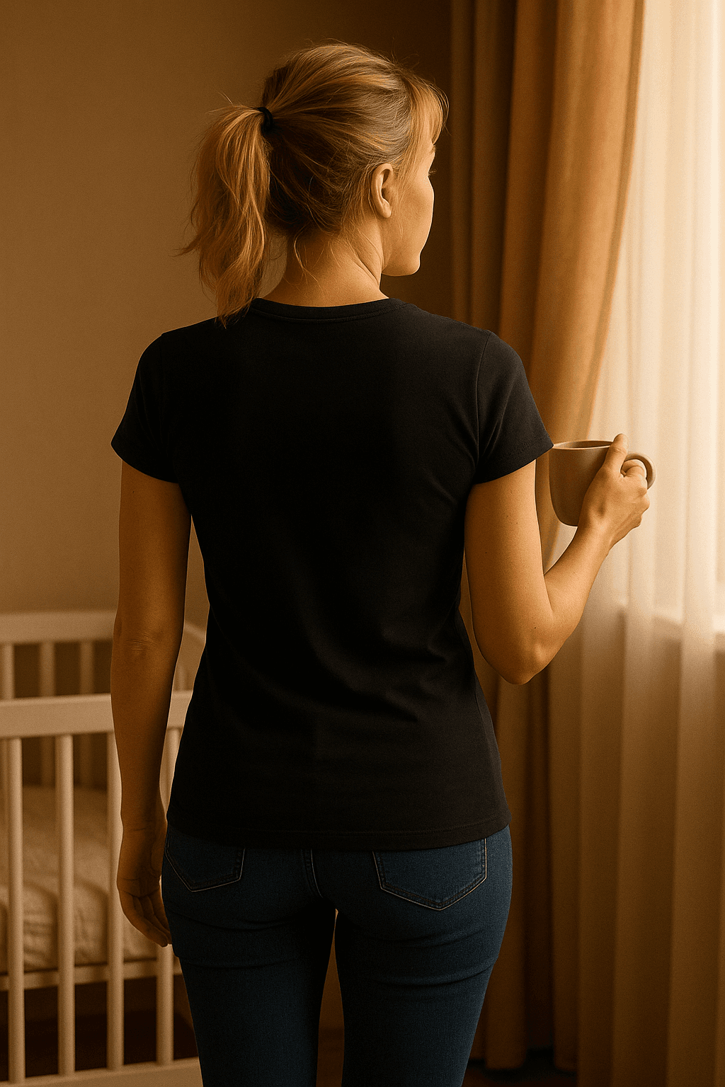 Podnoszę więcej niż tylko ciężary 👶 – MAMA edition (czarna)