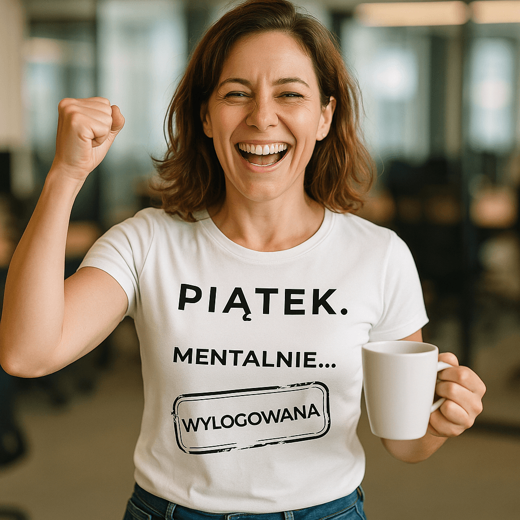 Piątek. Mentalnie wylogowana (biała) – Wersja Limitowana