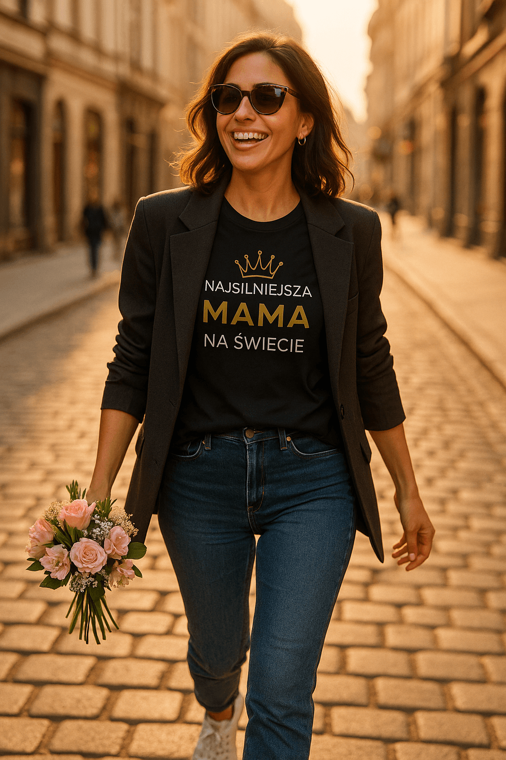 Najsilniejsza Mama - Mama Gold Edition (czarna)