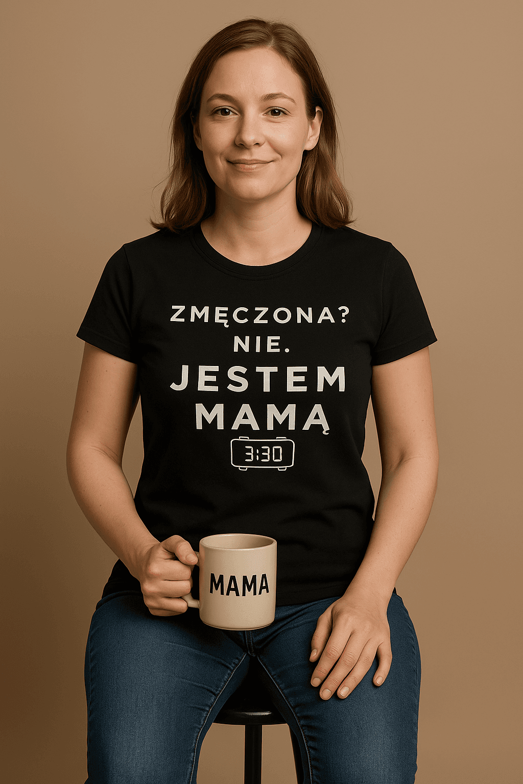 ZMĘCZONA? NIE. JESTEM MAMĄ. 3:30 (czarna)