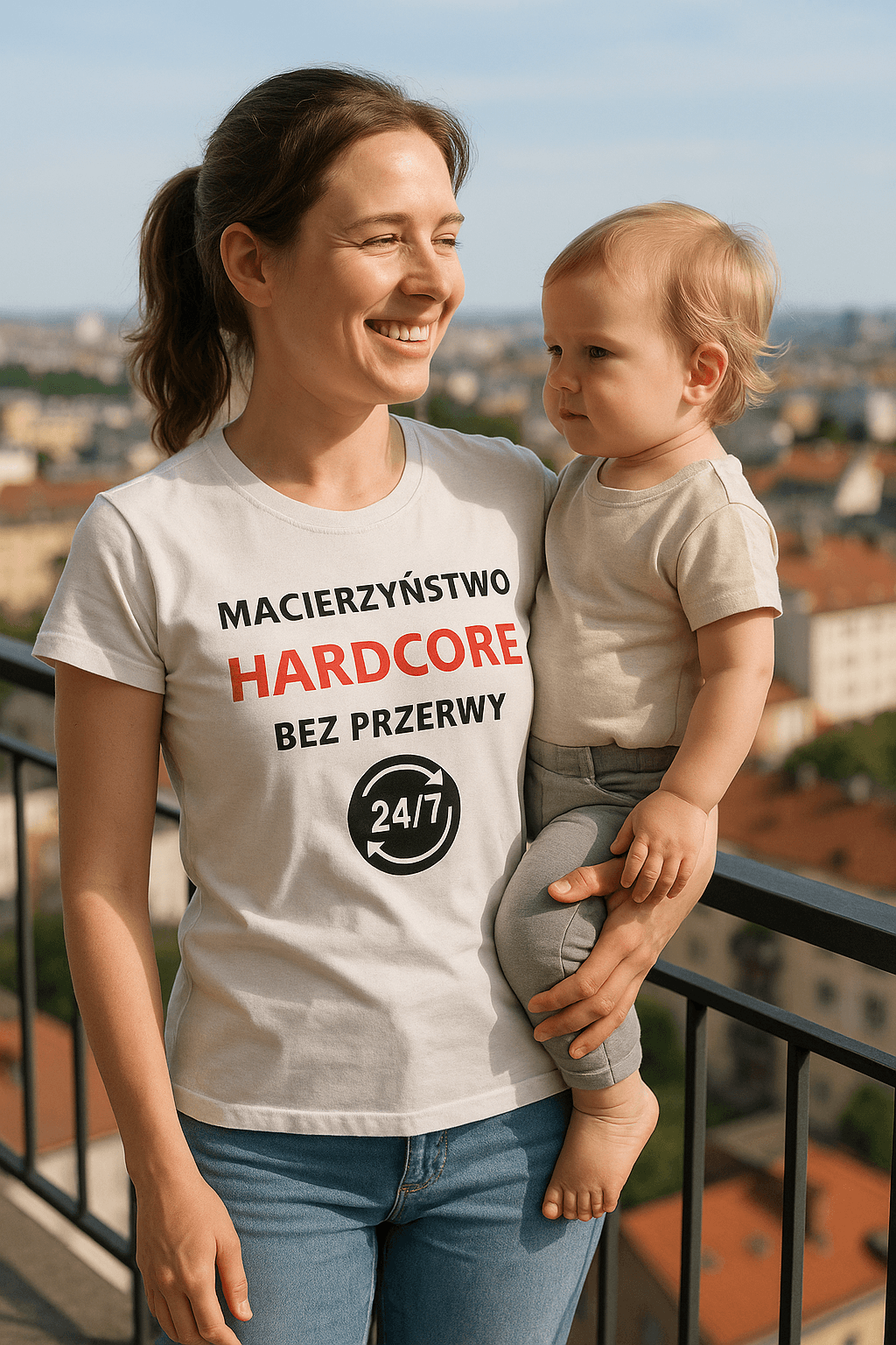 Hardcore bez przerwy - Mama Lifestyle Edition (biała)