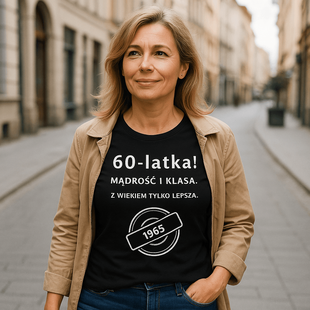 60-tka! Mądrość i klasa. Z wiekiem tylko lepsza (czarna) – Wersja Limitowana 1965