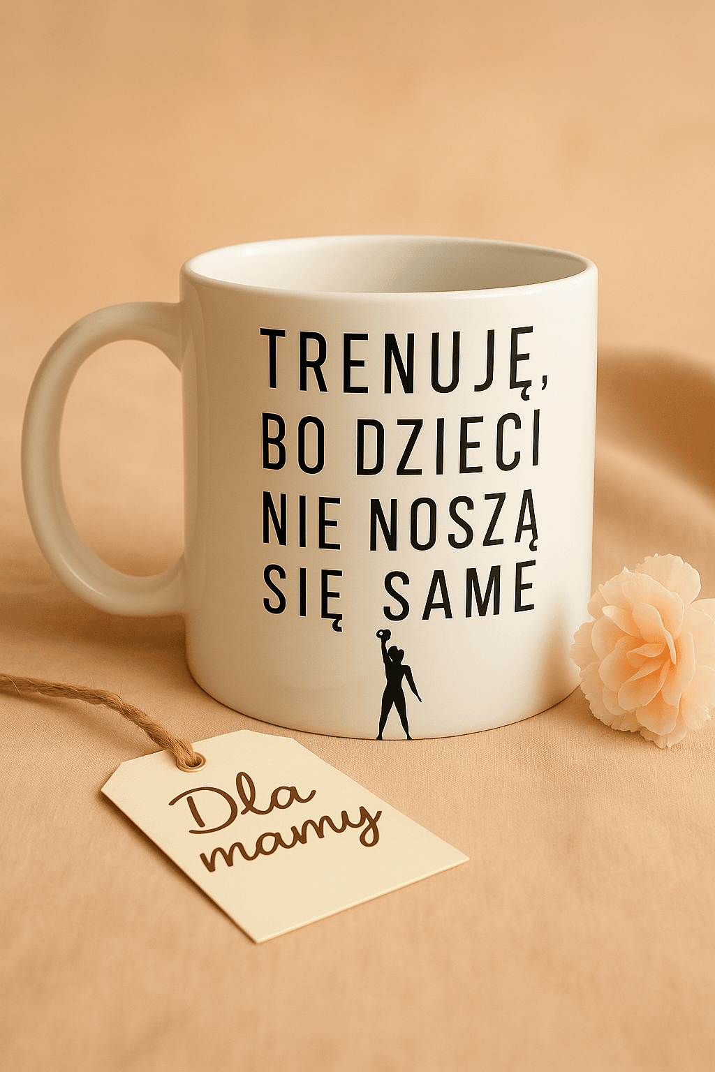 Kubek: Trenuję bo dzieci nie noszą się same – Mama Edition
