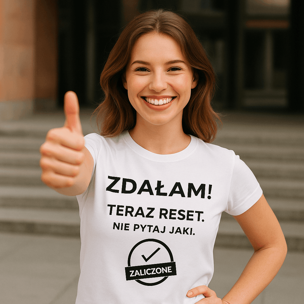 ZDAŁAM – Teraz reset (biała). Wersja Limitowana 2025