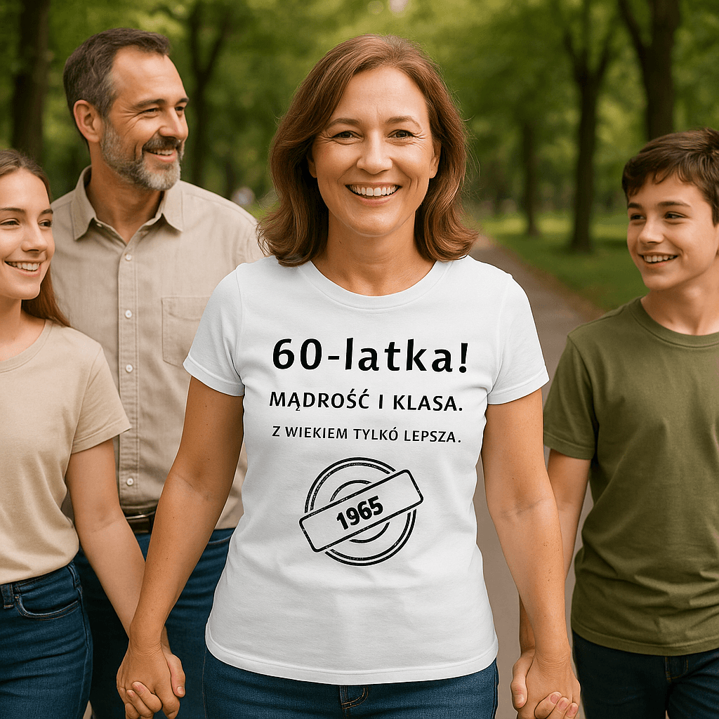 60-tka! Mądrość i klasa. Z wiekiem tylko lepsza (biała) – Wersja Limitowana 1965