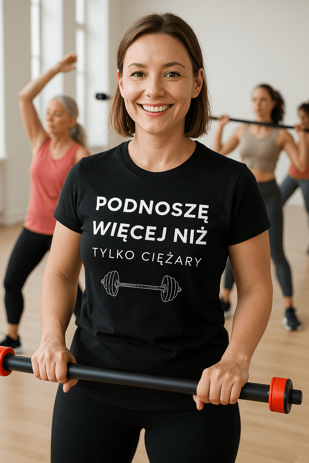 Podnoszę więcej niż tylko ciężary 🏋️‍♂️ – MAMA edition (czarna)