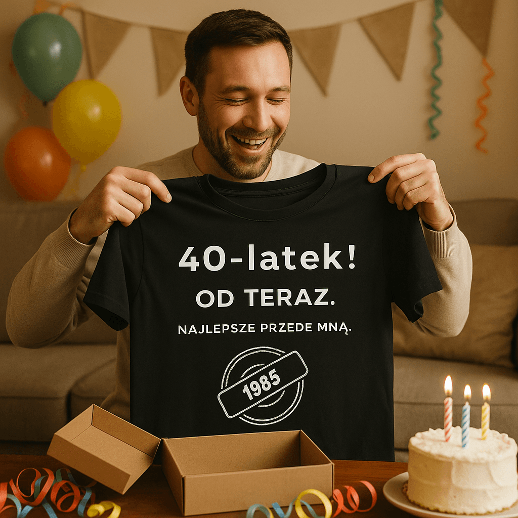 40-latek! Od teraz. To dopiero początek (czarna) – Wersja Limitowana 1985
