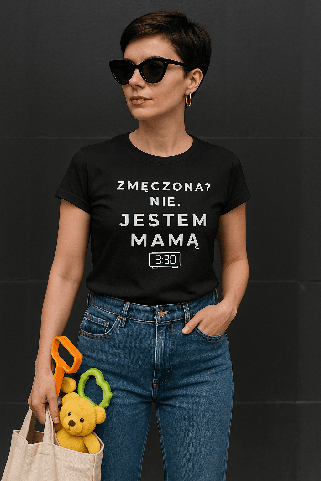 ZMĘCZONA? NIE. JESTEM MAMĄ. 3:30 (czarna)