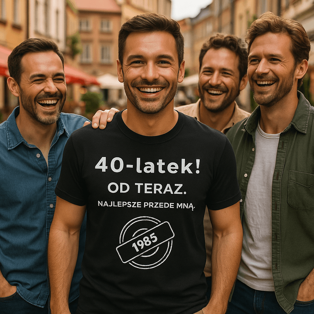 40-latek! Od teraz. To dopiero początek (czarna) – Wersja Limitowana 1985