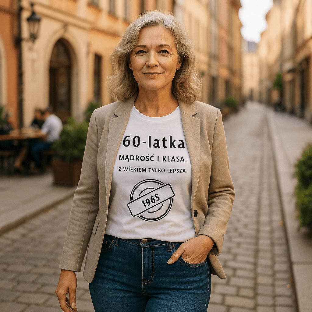60-tka! Mądrość i klasa. Z wiekiem tylko lepsza (biała) – Wersja Limitowana 1965