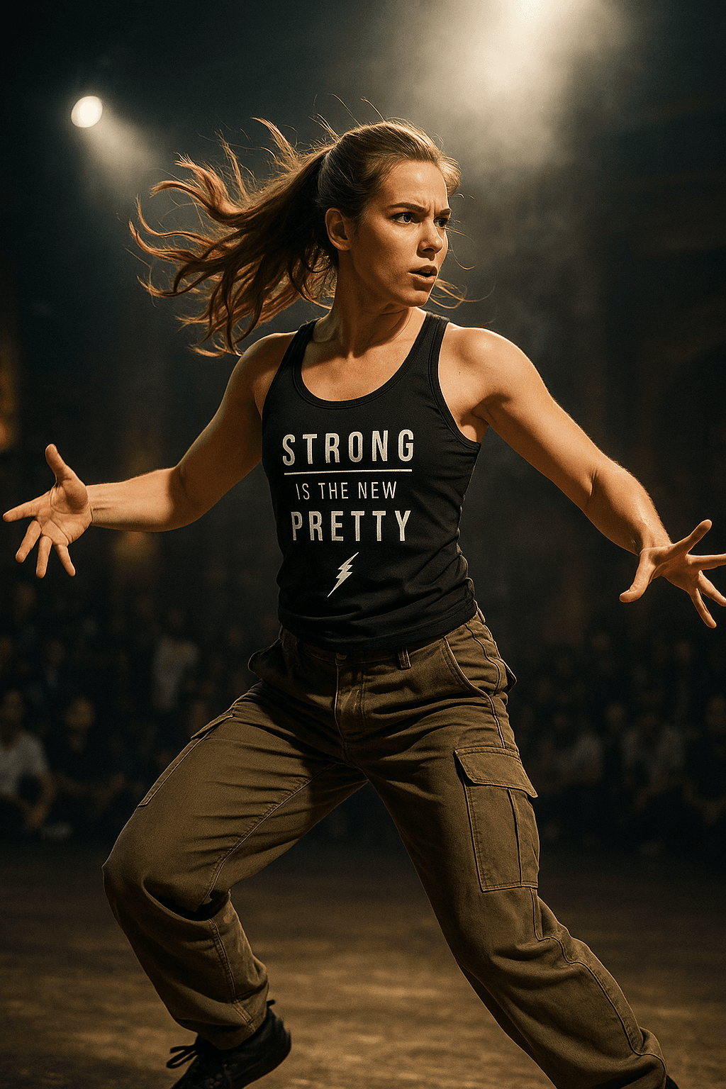 Strong Is The Pretty Tank Top - Pretty Strong Collection (czarna)
