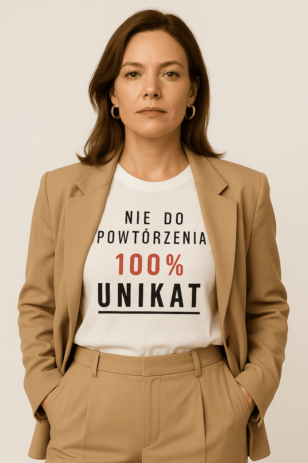 100% UNIKAT - Strong Pretty Collection (biała)