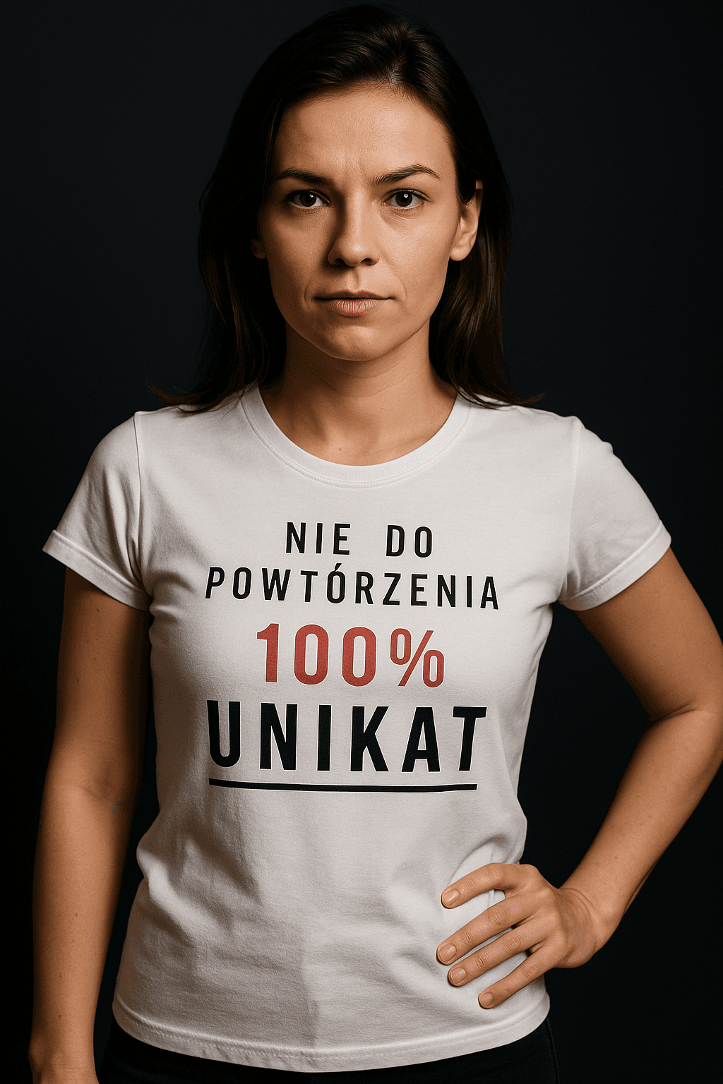 100% UNIKAT - Strong Pretty Collection (biała)