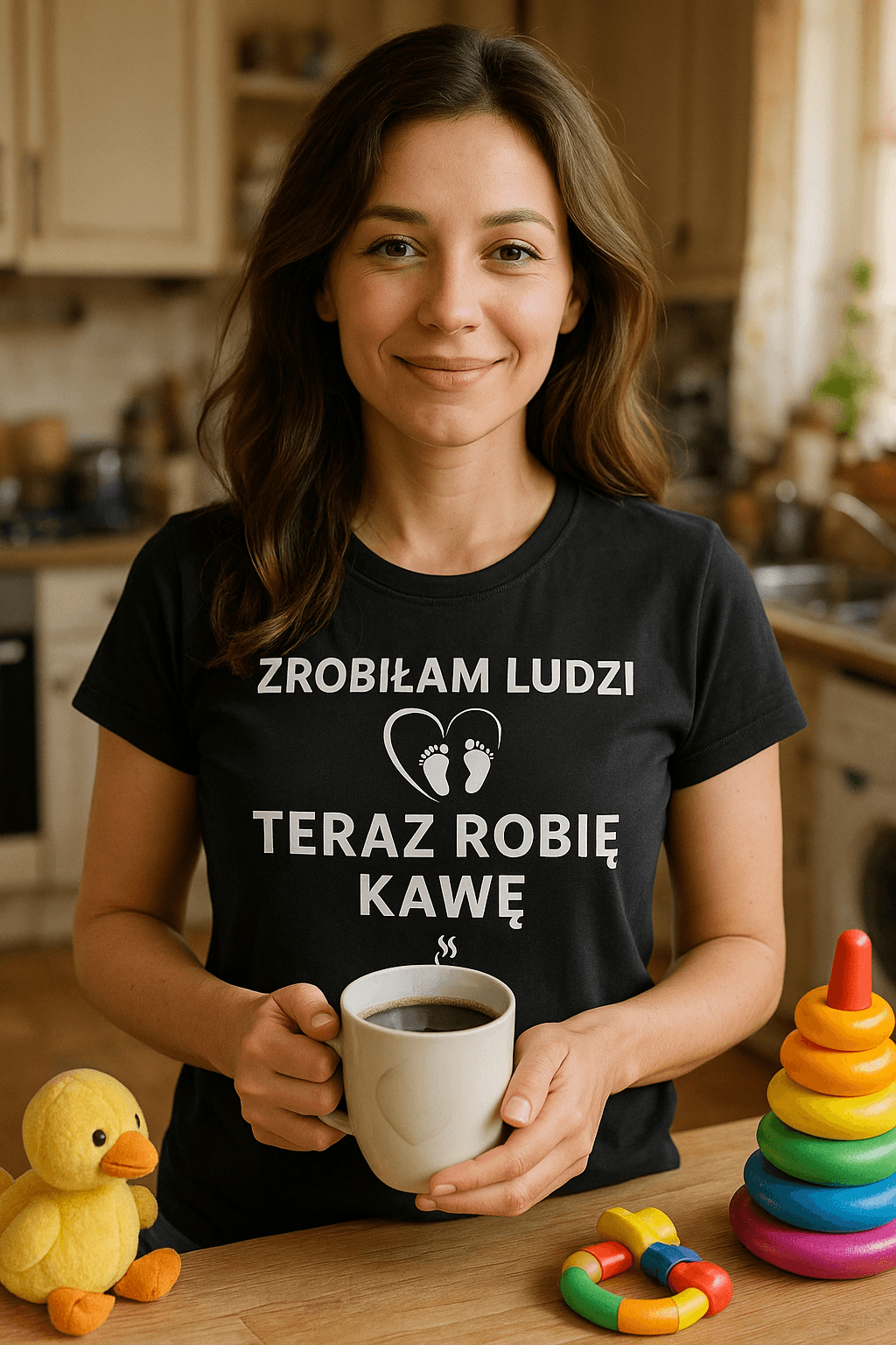 Zrobiłam ludzi, robię kawę - Mama Lifestyle Edition (czarna)