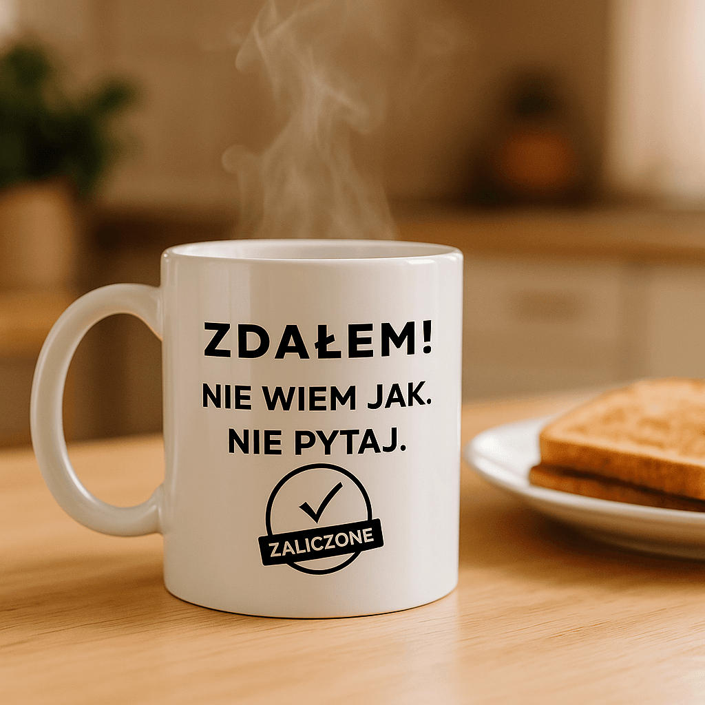 Kubek: ZDAŁEM – Nie pytaj jak. Wersja Limitowa 2025