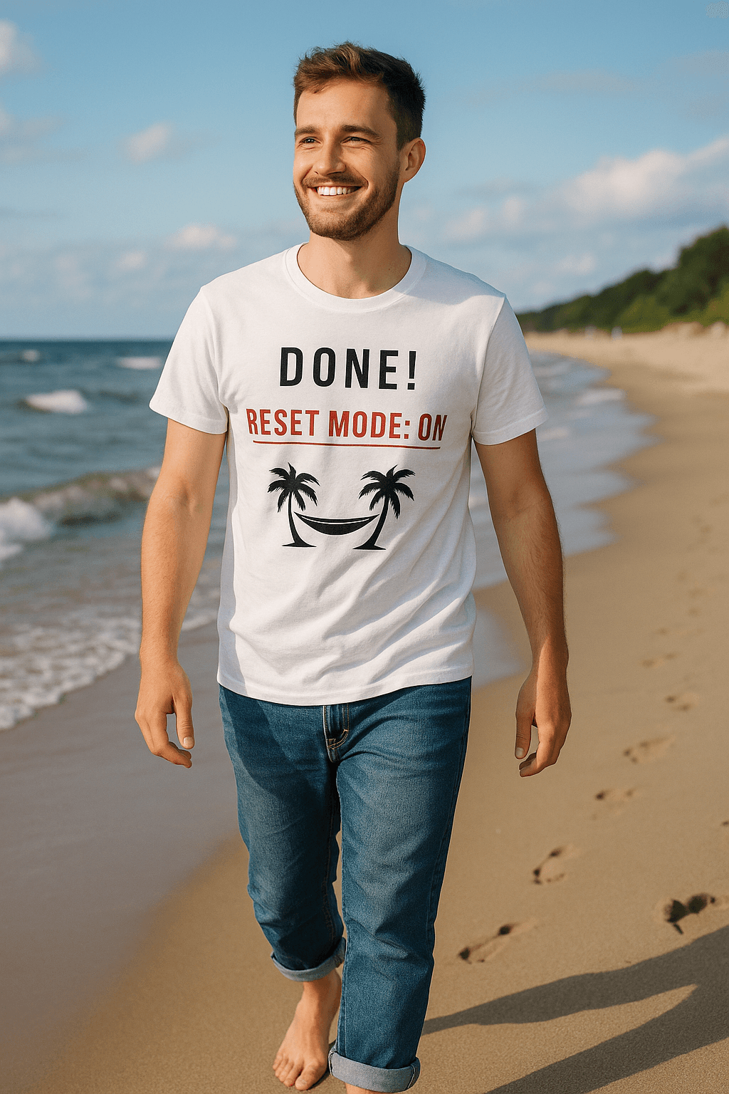 Done! Reset Mode: ON | Dla Niego (biała)