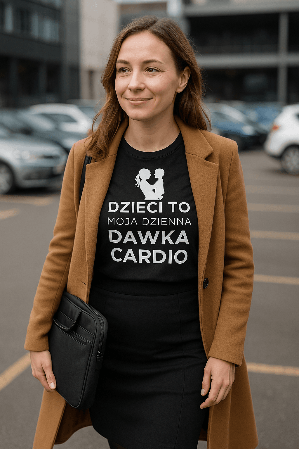 Dzienna dawka cardio - Mama Edition (czarna)