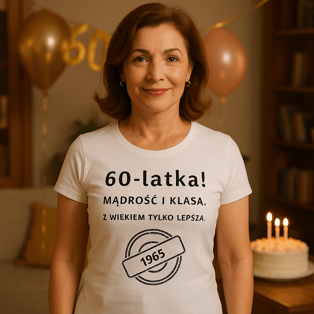 60-tka! Mądrość i klasa. Z wiekiem tylko lepsza (biała) – Wersja Limitowana 1965