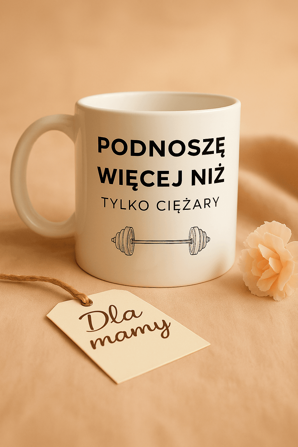 Kubek: Podnoszę więcej niż tylko ciężary 🏋️‍♂️ – MAMA edition