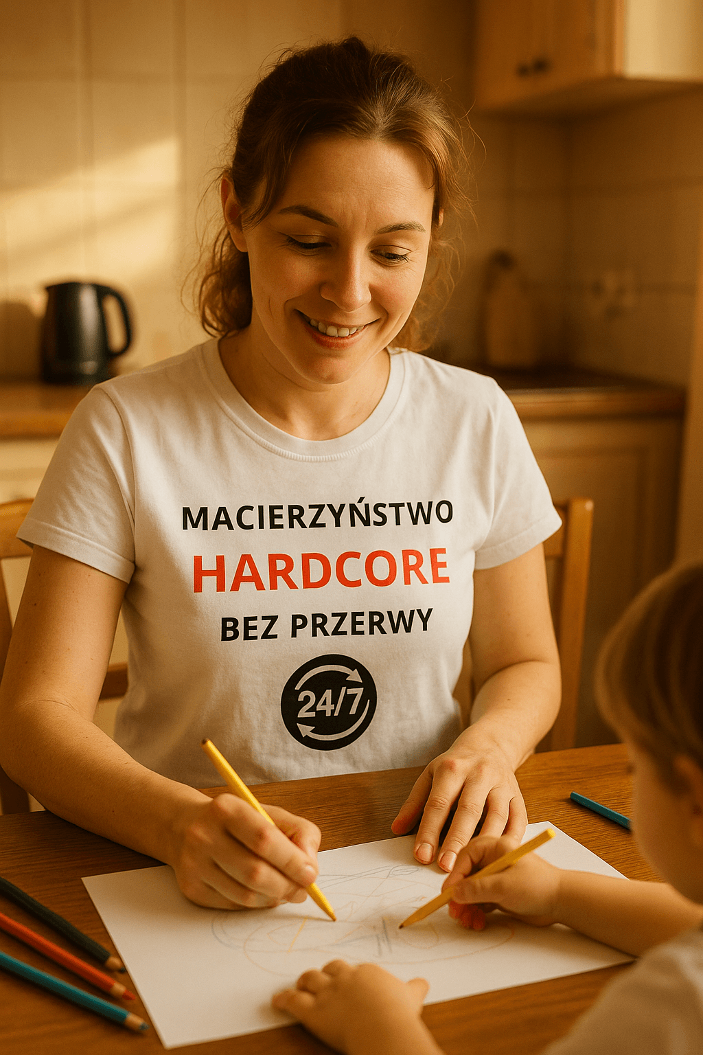 Hardcore bez przerwy - Mama Lifestyle Edition (biała)