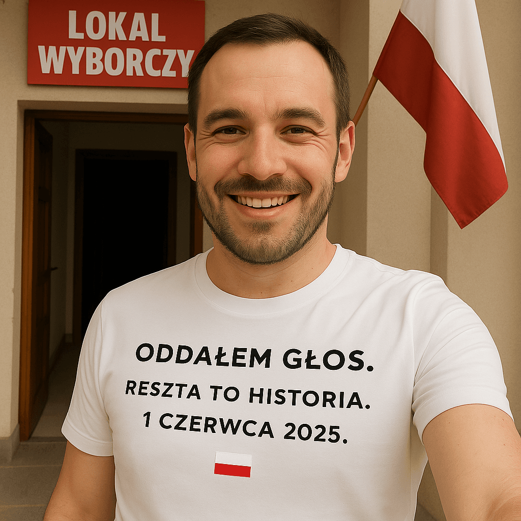 ODDAŁEM GŁOS – Koszulka Wyborcza 2025 [Limitowana Edycja]
