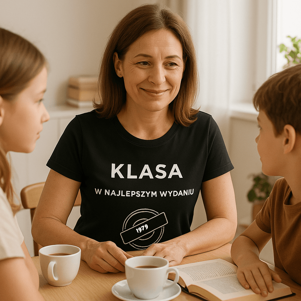 Koszulka 1979 – KLASA. W najlepszym wydaniu (Damska, Czarna)