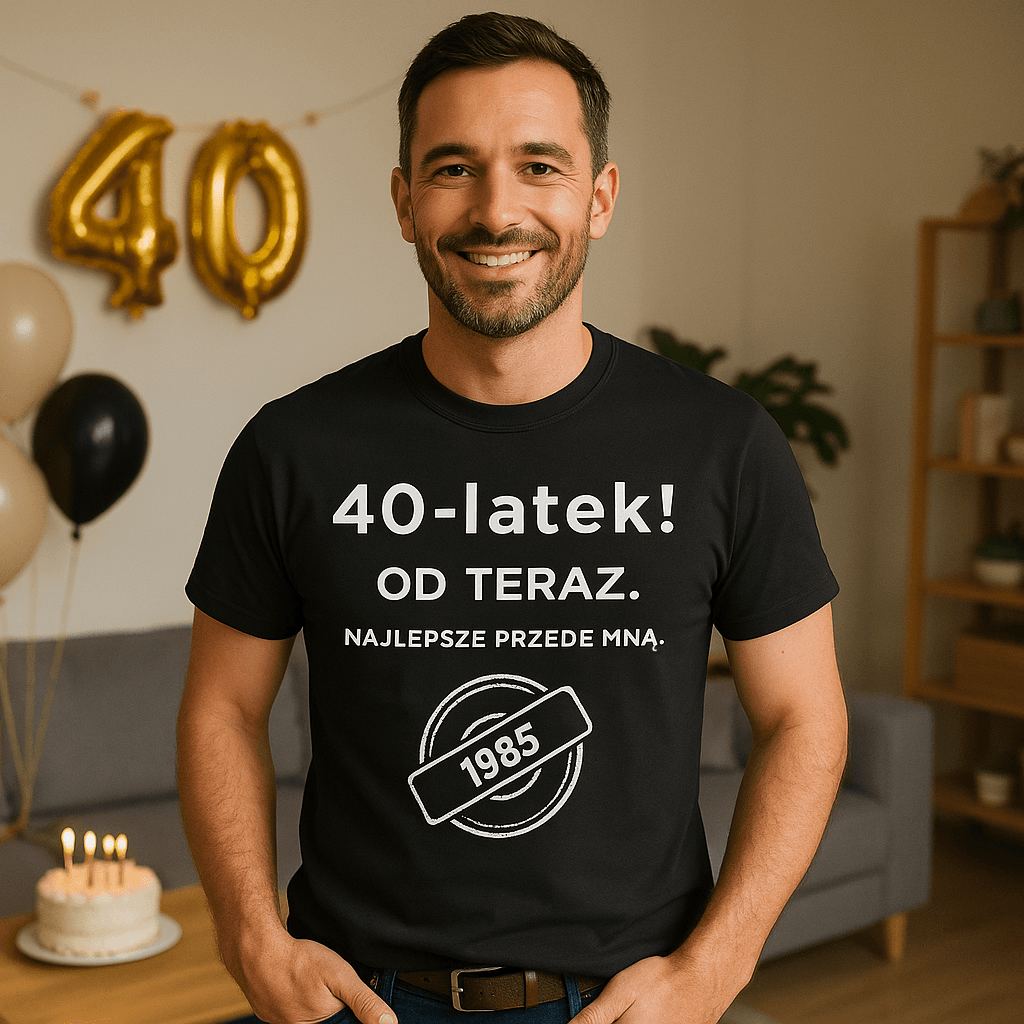 40-latek! Od teraz. To dopiero początek (czarna) – Wersja Limitowana 1985
