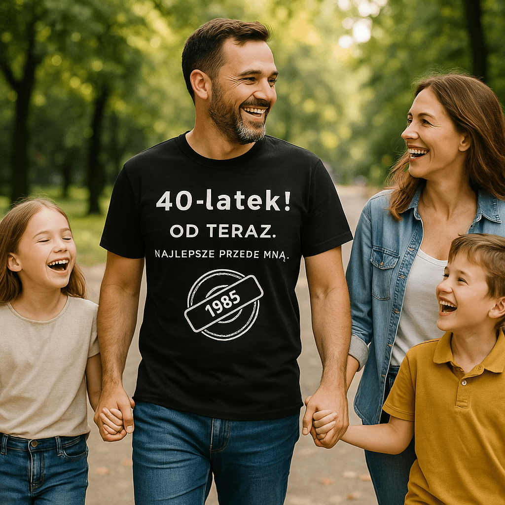 40-latek! Od teraz. To dopiero początek (czarna) – Wersja Limitowana 1985