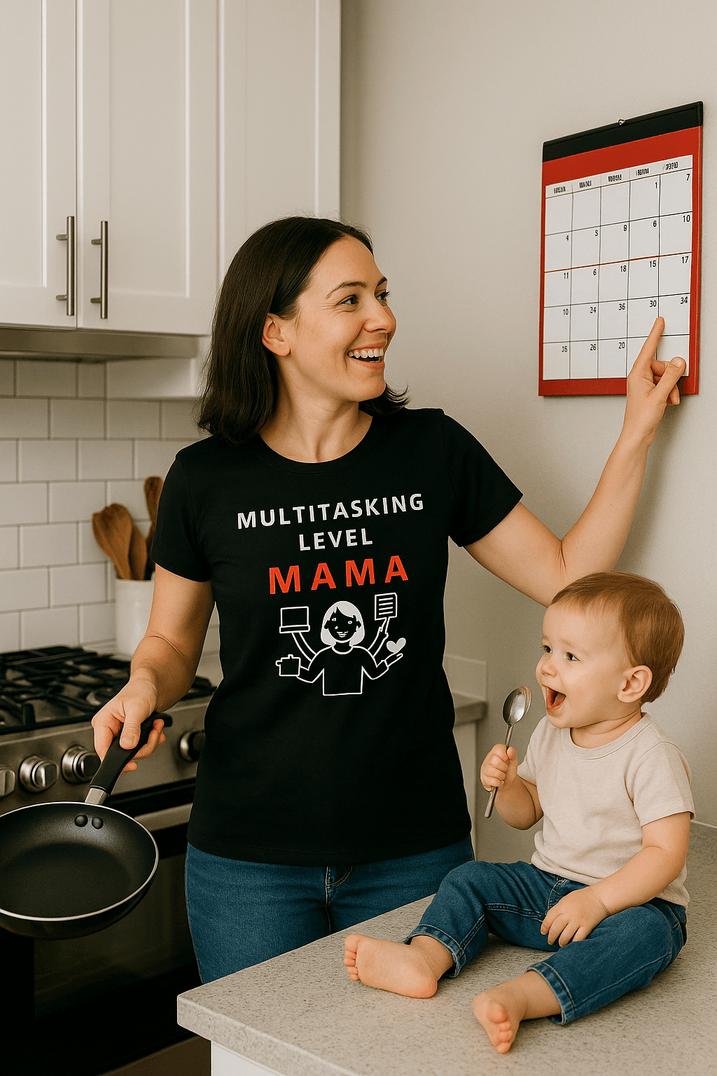 Multitasking Level  - Mama Lifestyle Edition (czarna)