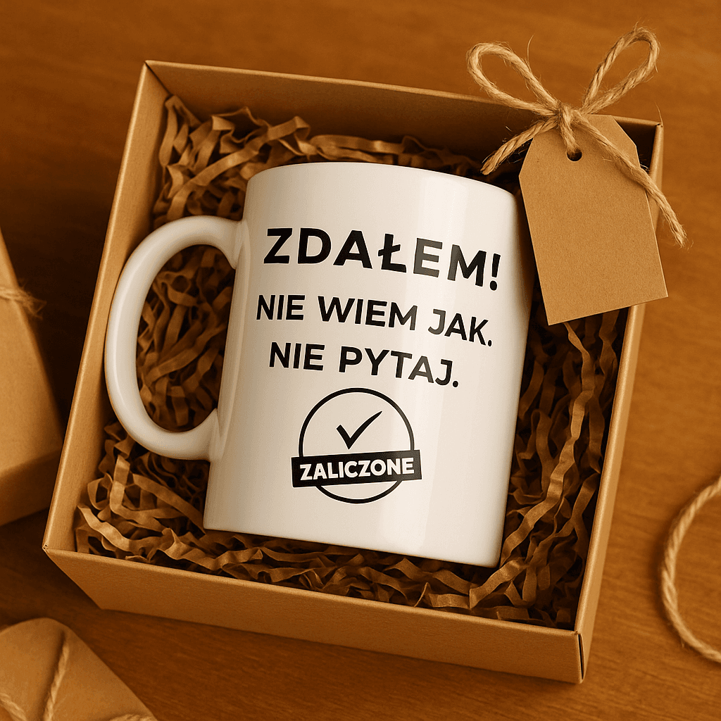 Kubek: ZDAŁEM – Nie pytaj jak. Wersja Limitowa 2025