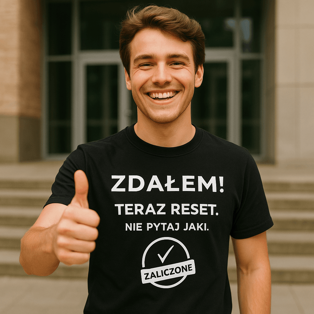 ZDAŁEM – Teraz reset (czarna). Wersja Limitowana 2025