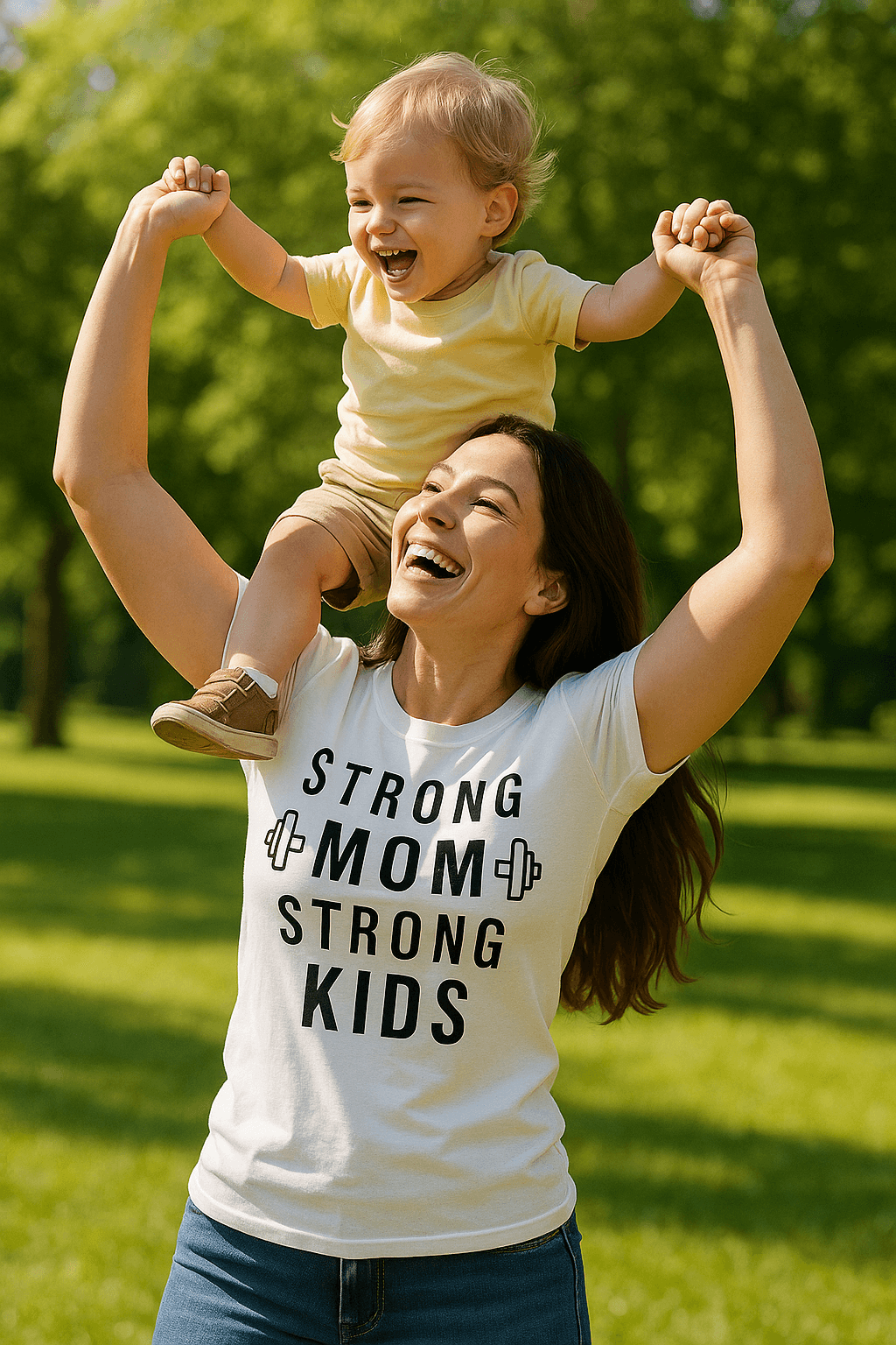 Strong Mom Strong Kids – Mama Edition (biała)