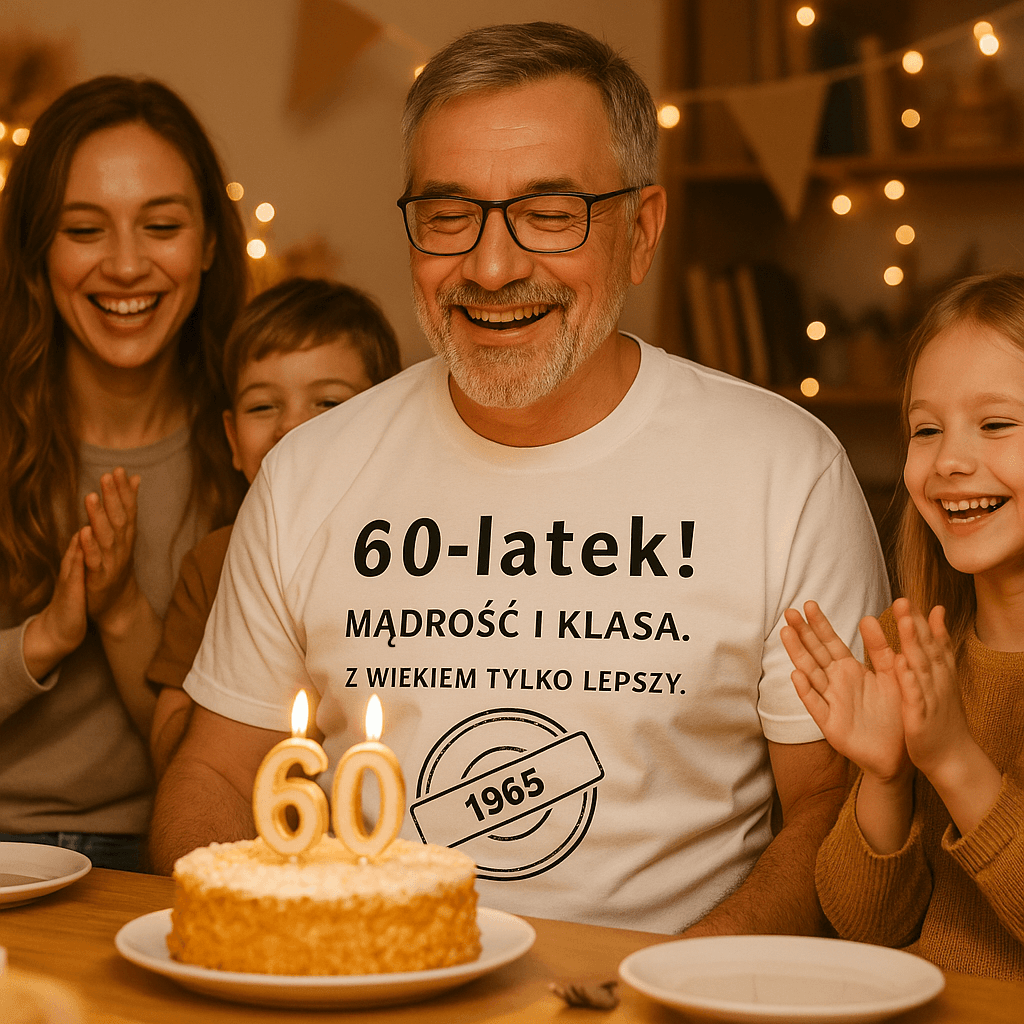 60-latek! Mądrość i klasa. Z wiekiem tylko lepszy (biała) – Wersja Limitowana 1965