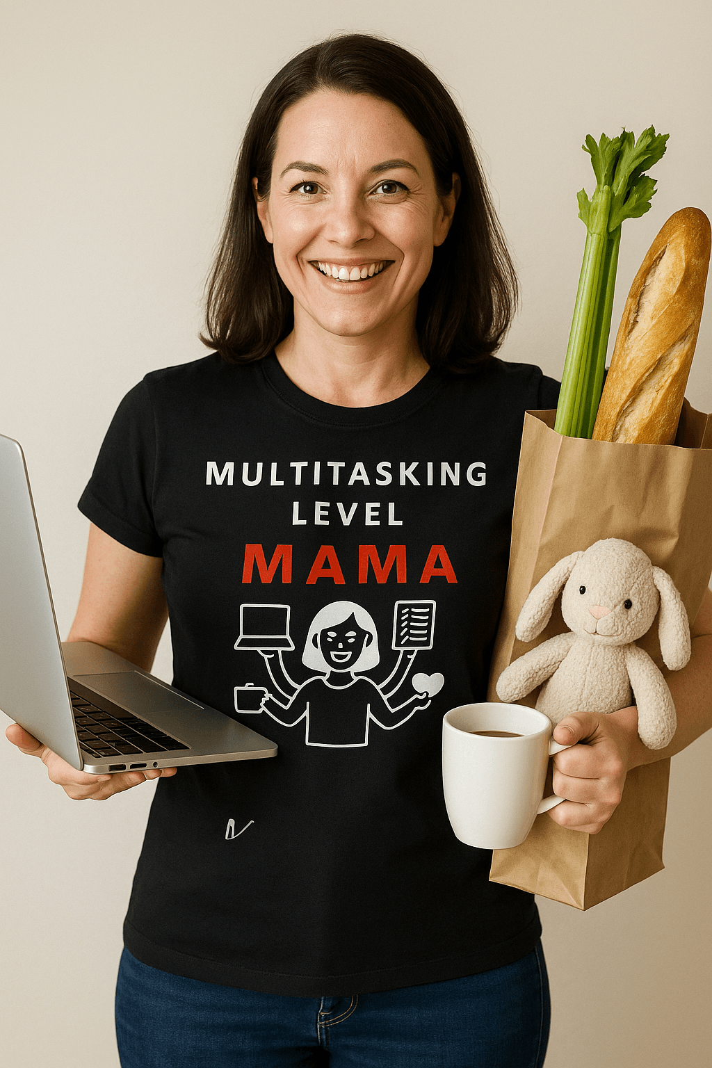 Multitasking Level  - Mama Lifestyle Edition (czarna)