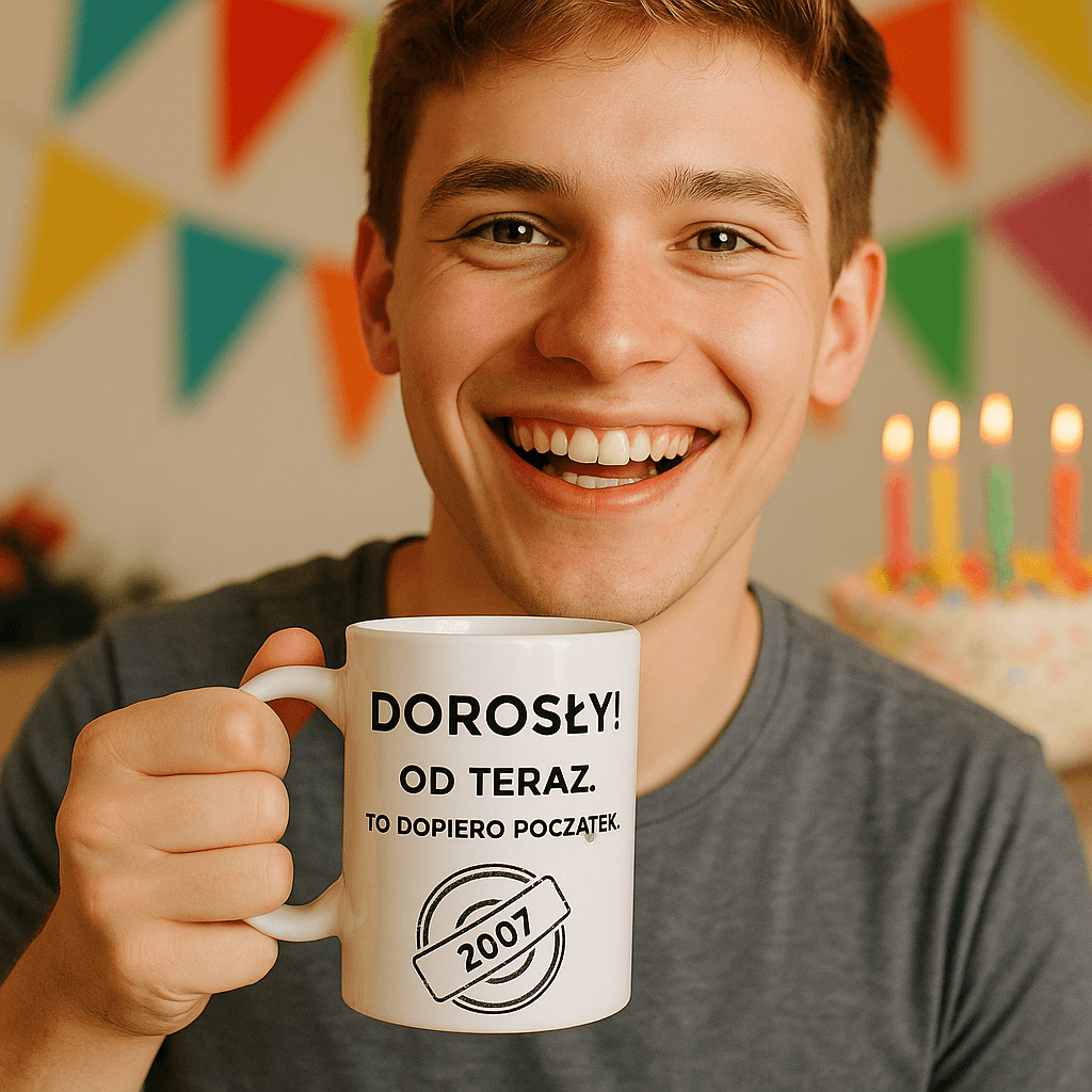 Kubek: DOROSŁY – Od teraz. To dopiero początek. Wersja Limitowana 2007