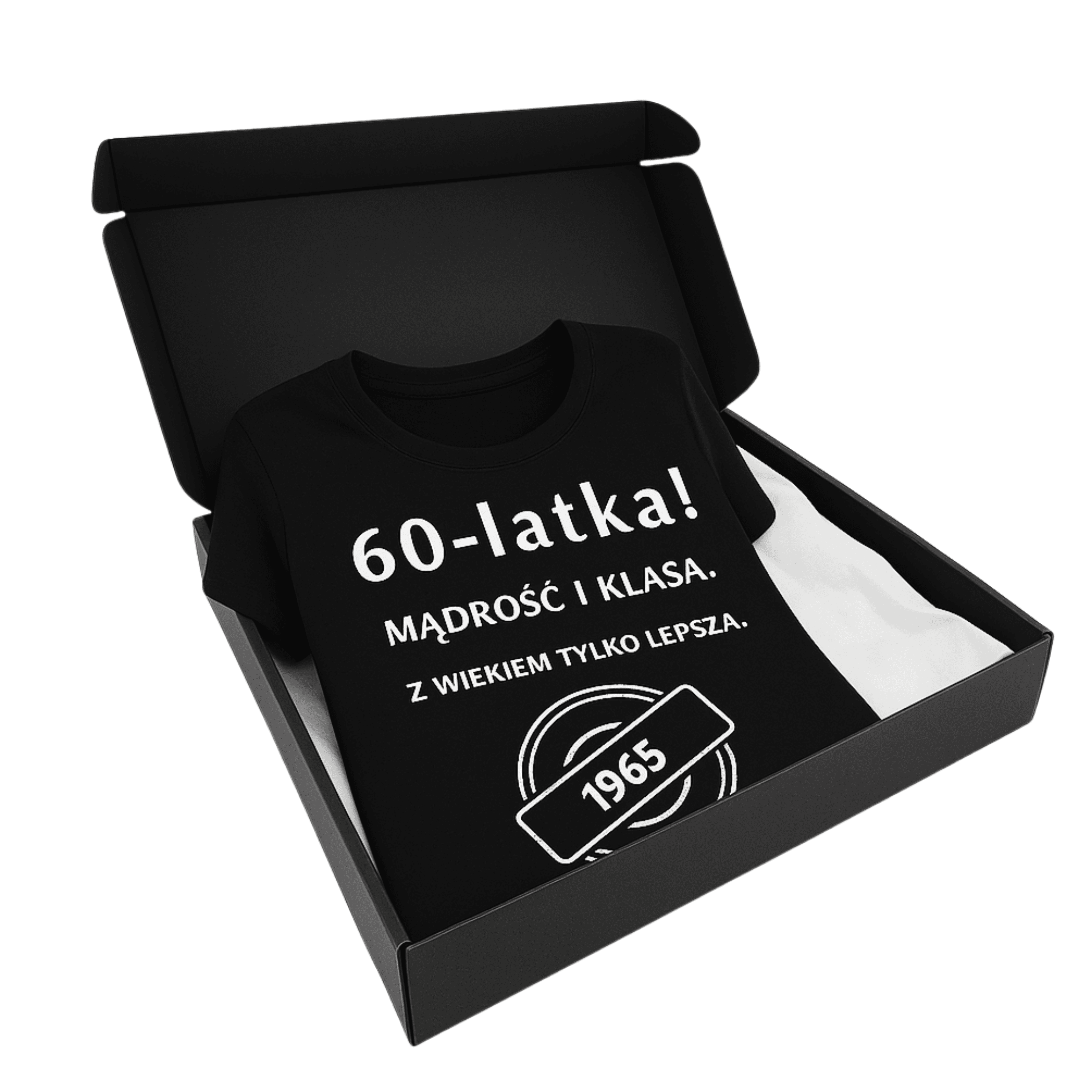 60-tka! Mądrość i klasa. Z wiekiem tylko lepsza (czarna) – Wersja Limitowana 1965