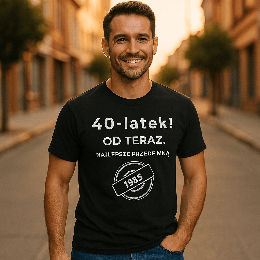 40-latek! Od teraz. To dopiero początek (czarna) – Wersja Limitowana 1985
