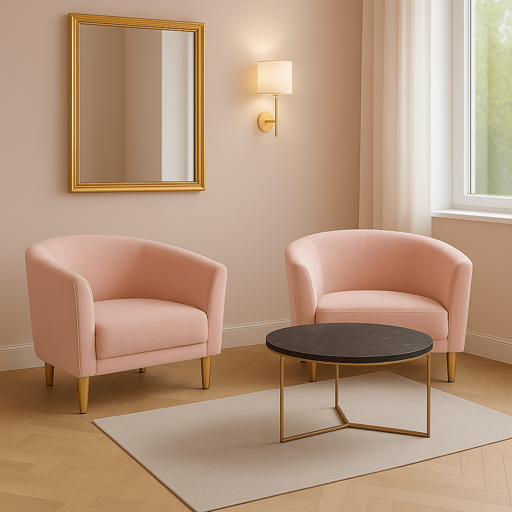 Fotel Tapicerowany Glamour Velvet – Luksus w Aksamitnym Wykończeniu