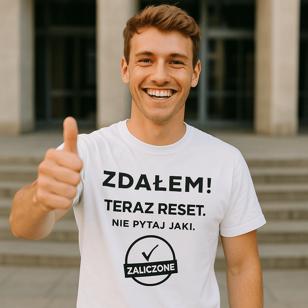 ZDAŁEM – Teraz reset (biała). Wersja Limitowana 2025
