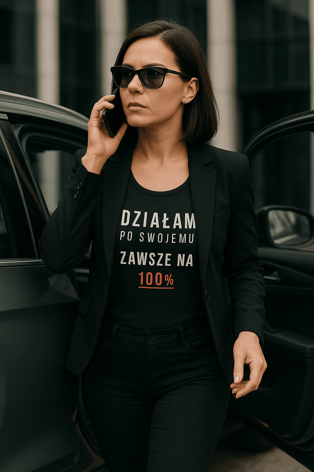 Zawsze na 100% Tank Top - Strong Pretty Collection (czarna)