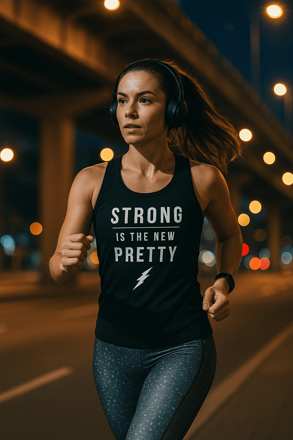 Strong Is The Pretty Tank Top - Pretty Strong Collection (czarna)