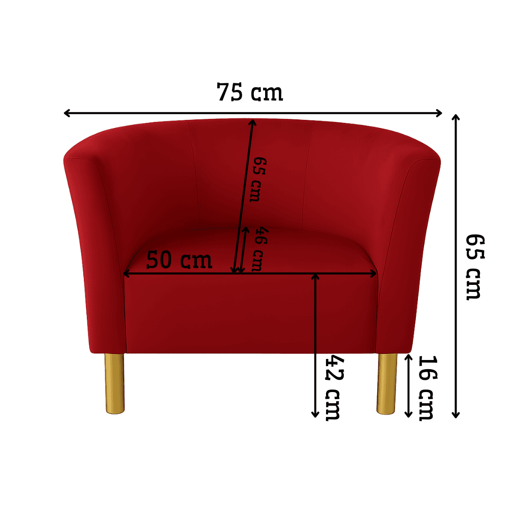 Fotel Tapicerowany Glamour Velvet – Luksus w Aksamitnym Wykończeniu