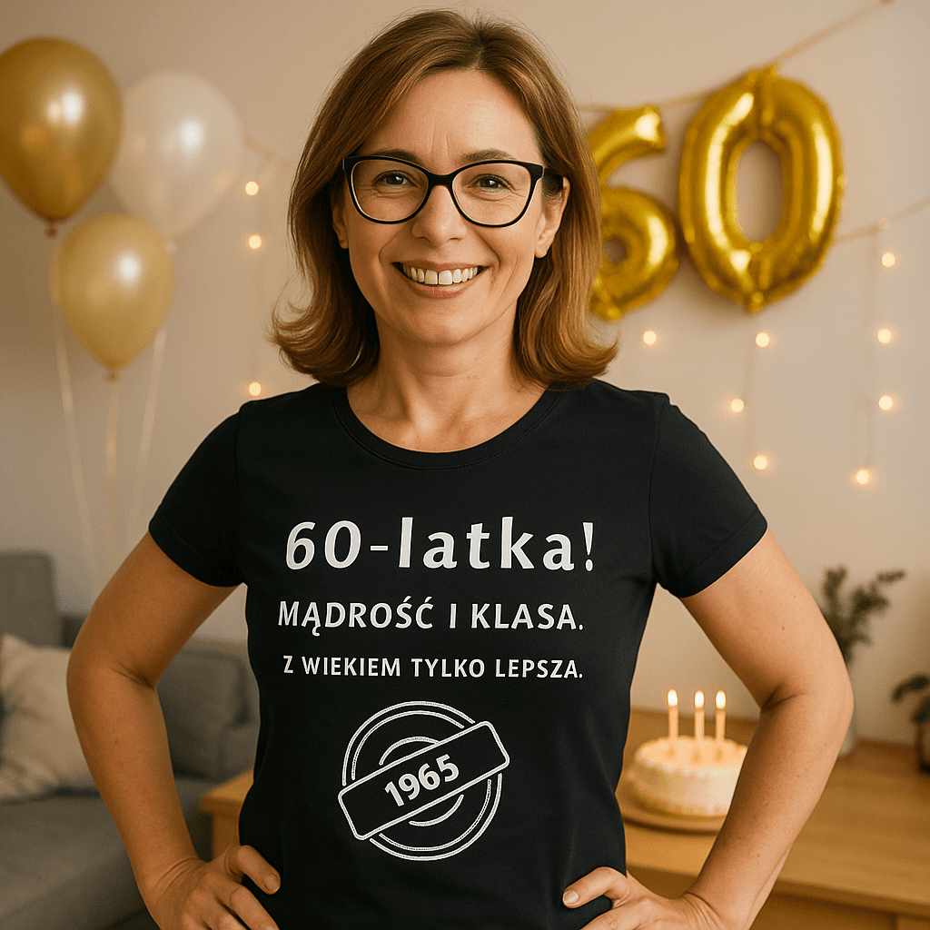 60-tka! Mądrość i klasa. Z wiekiem tylko lepsza (czarna) – Wersja Limitowana 1965